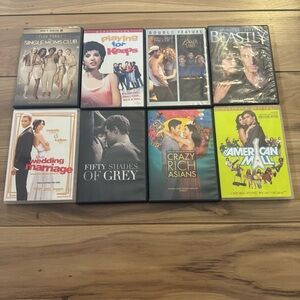 Romance & Drama DVD Bundle (8 Movies) Girls Night Physical Media Untested
